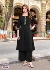 Vanyaa By Mittoo Dhabu Cotton Kurti With Bottom Wholesalers In Surat

